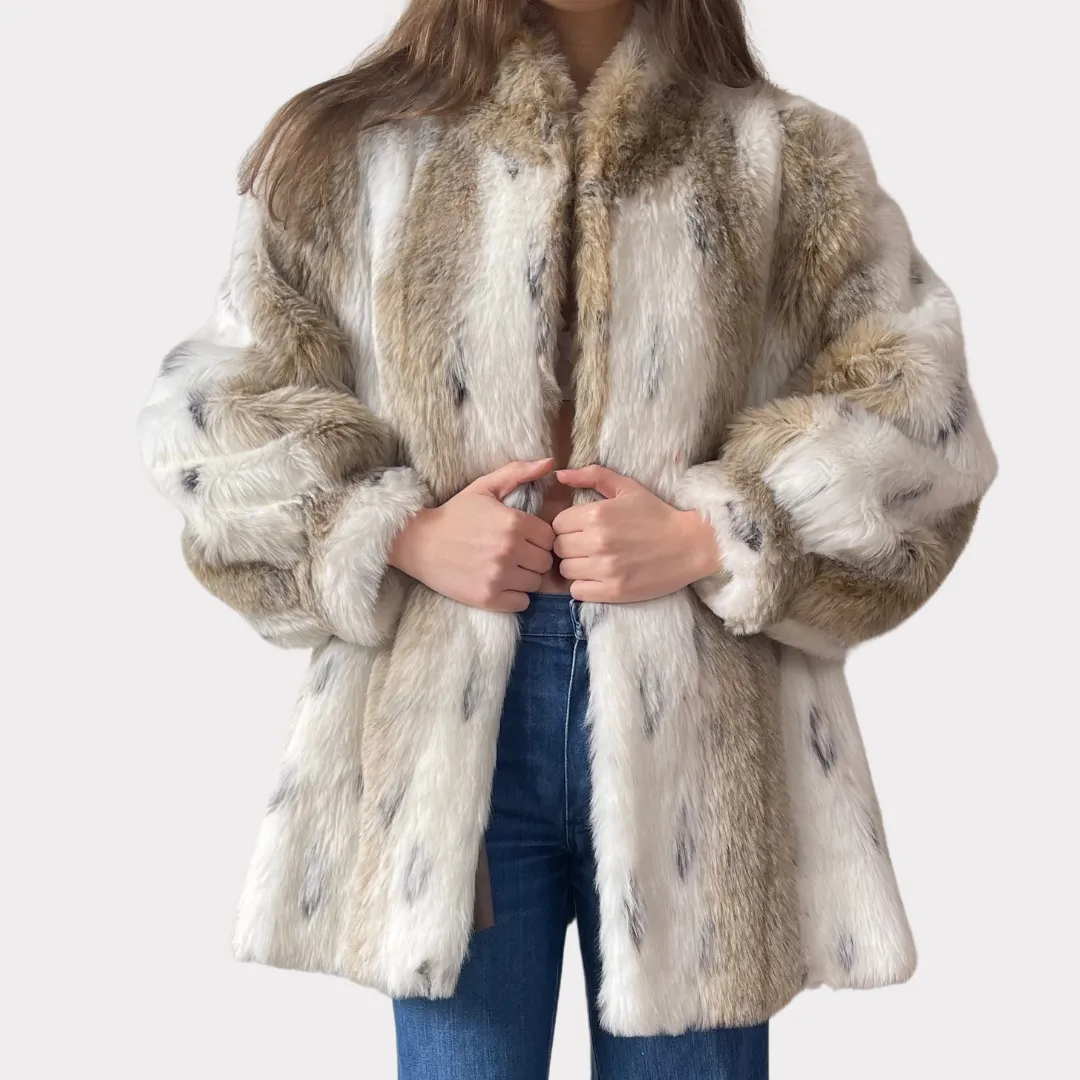 1970's Glenn Models Faux Fur Coat