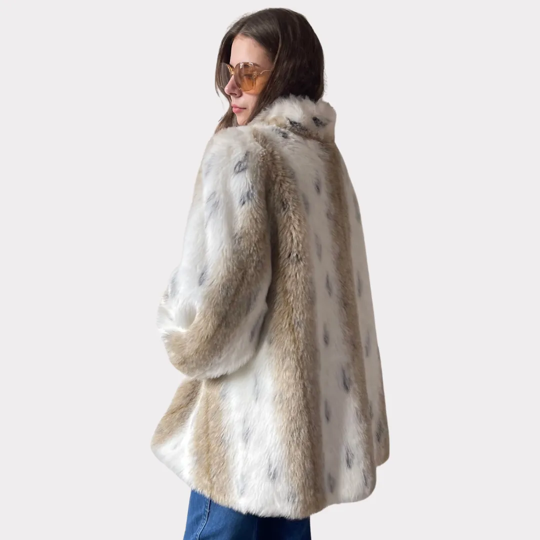 1970's Glenn Models Faux Fur Coat