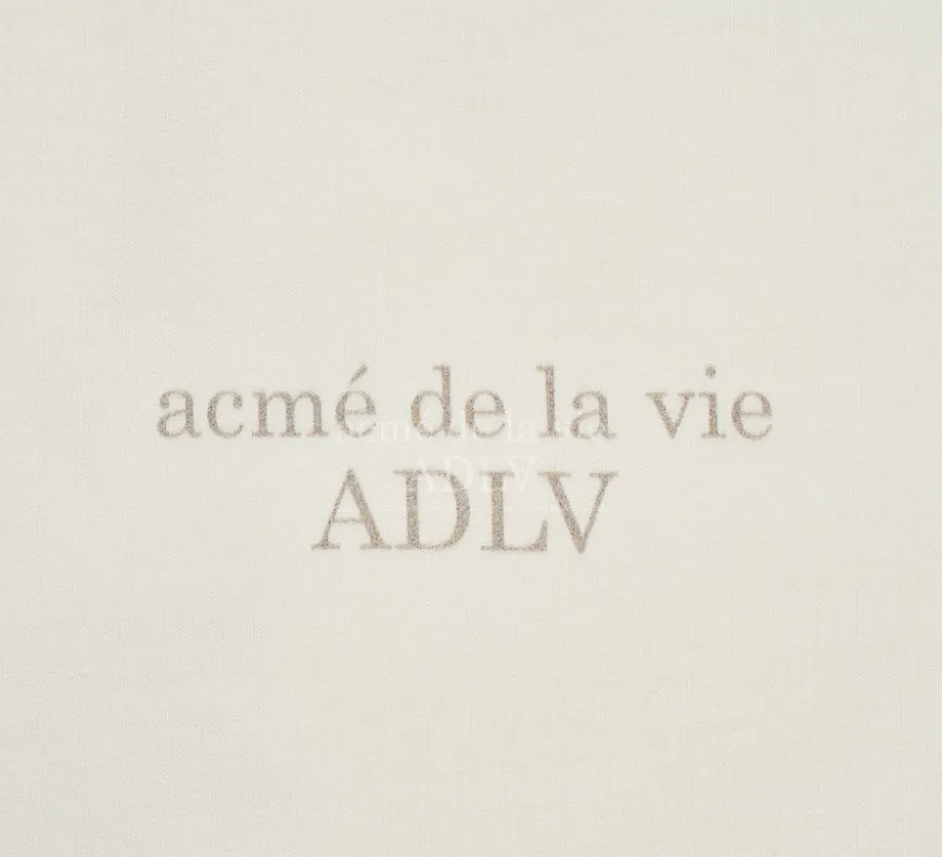 acme de la vie  |Plain Cotton Short Sleeves Oversized T-Shirts