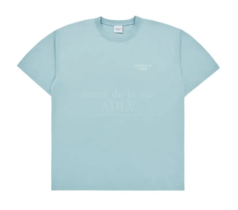 acme de la vie  |Plain Cotton Short Sleeves Oversized T-Shirts