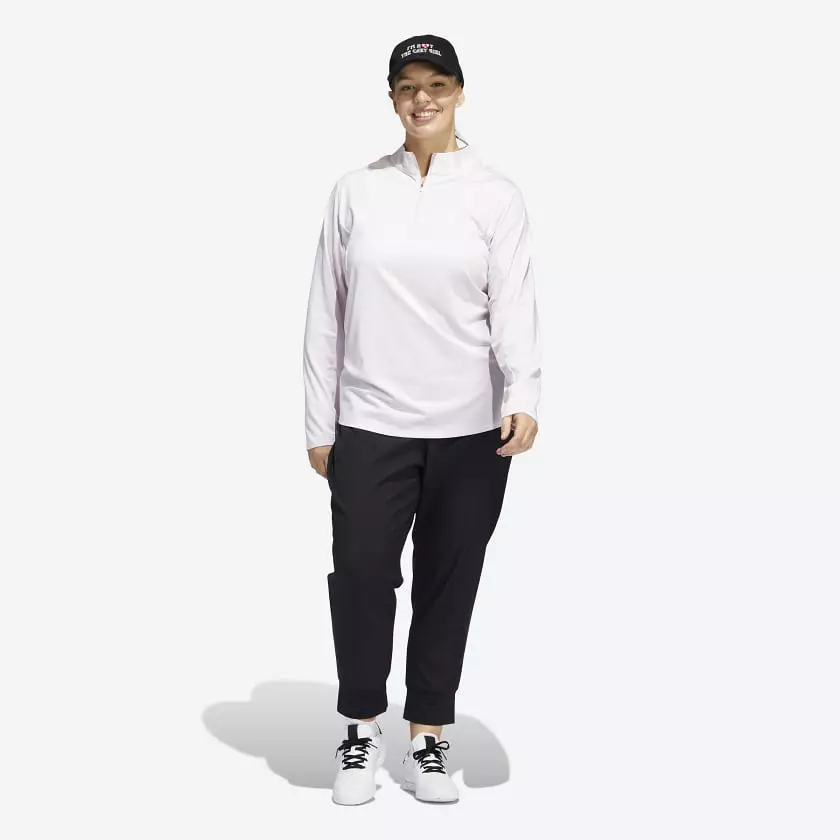 Adidas Ultimate365 Women's Light Pink Golf Shirt (Plus Size) HA6450