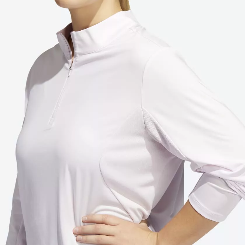 Adidas Ultimate365 Women's Light Pink Golf Shirt (Plus Size) HA6450