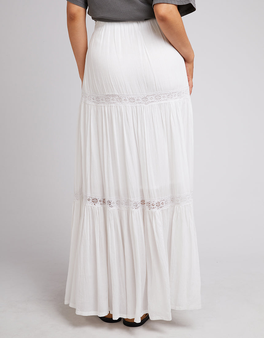 All About Eve Denver Maxi Skirt - White