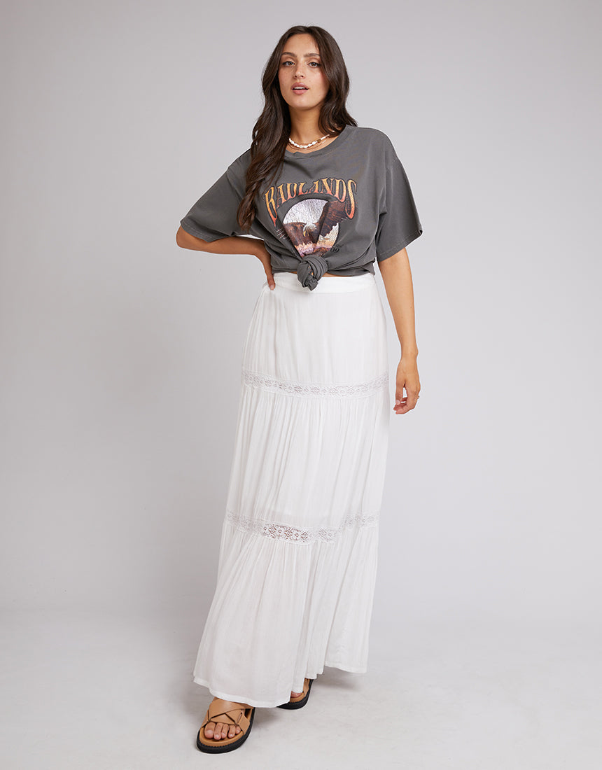 All About Eve Denver Maxi Skirt - White