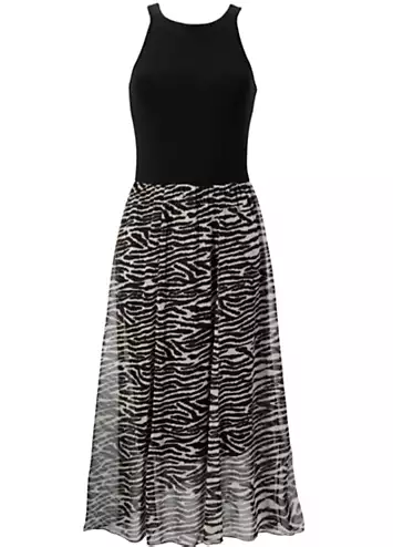 Aniston Selected Animal Print Party Dress | Grattan