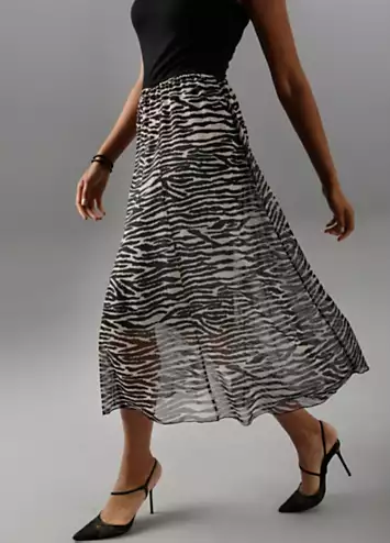 Aniston Selected Animal Print Party Dress | Grattan