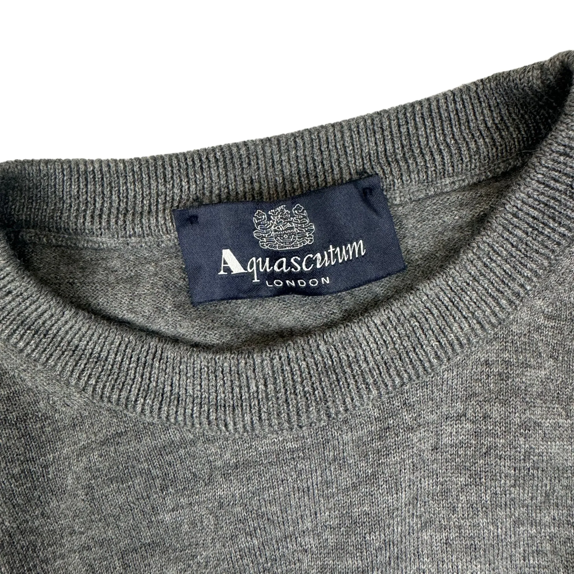 Aquascutum London Knit Sweater Grey