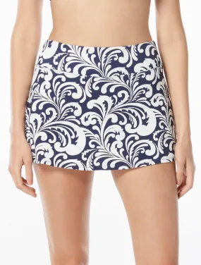  Beach House Swim Emma Textured Pull On Swim Skort - Sea Spray     