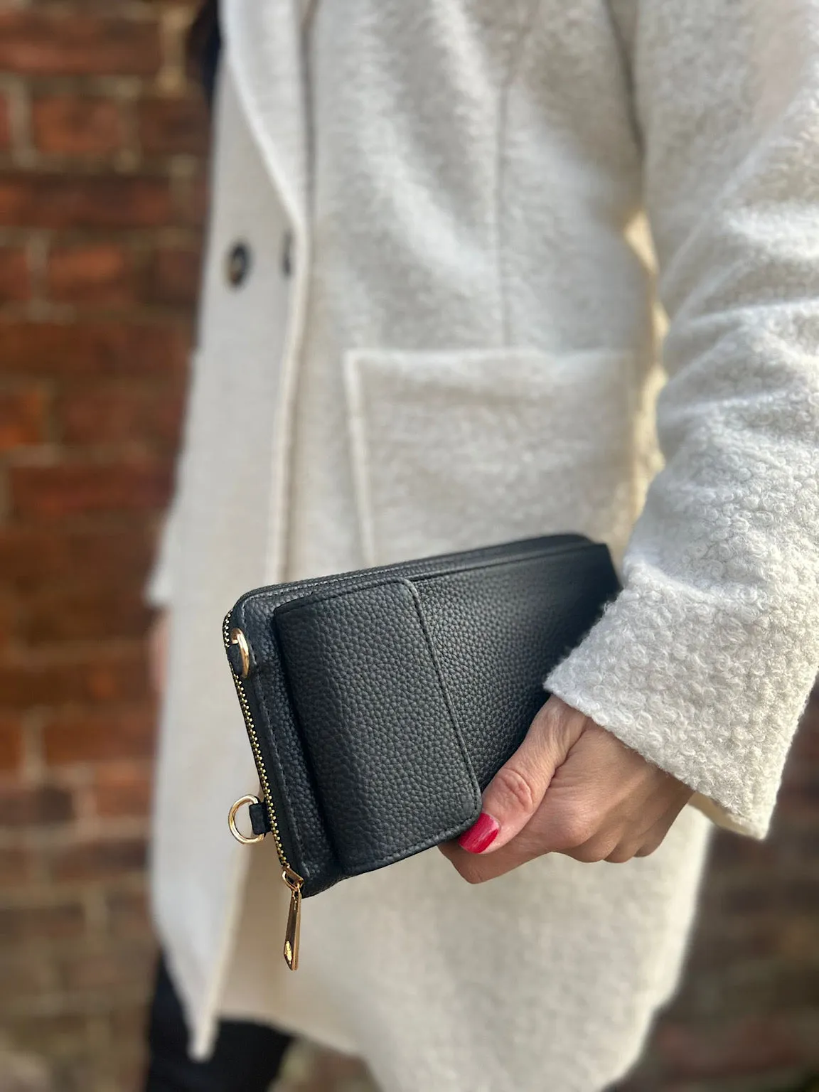 Black Crossbody Phone Purse