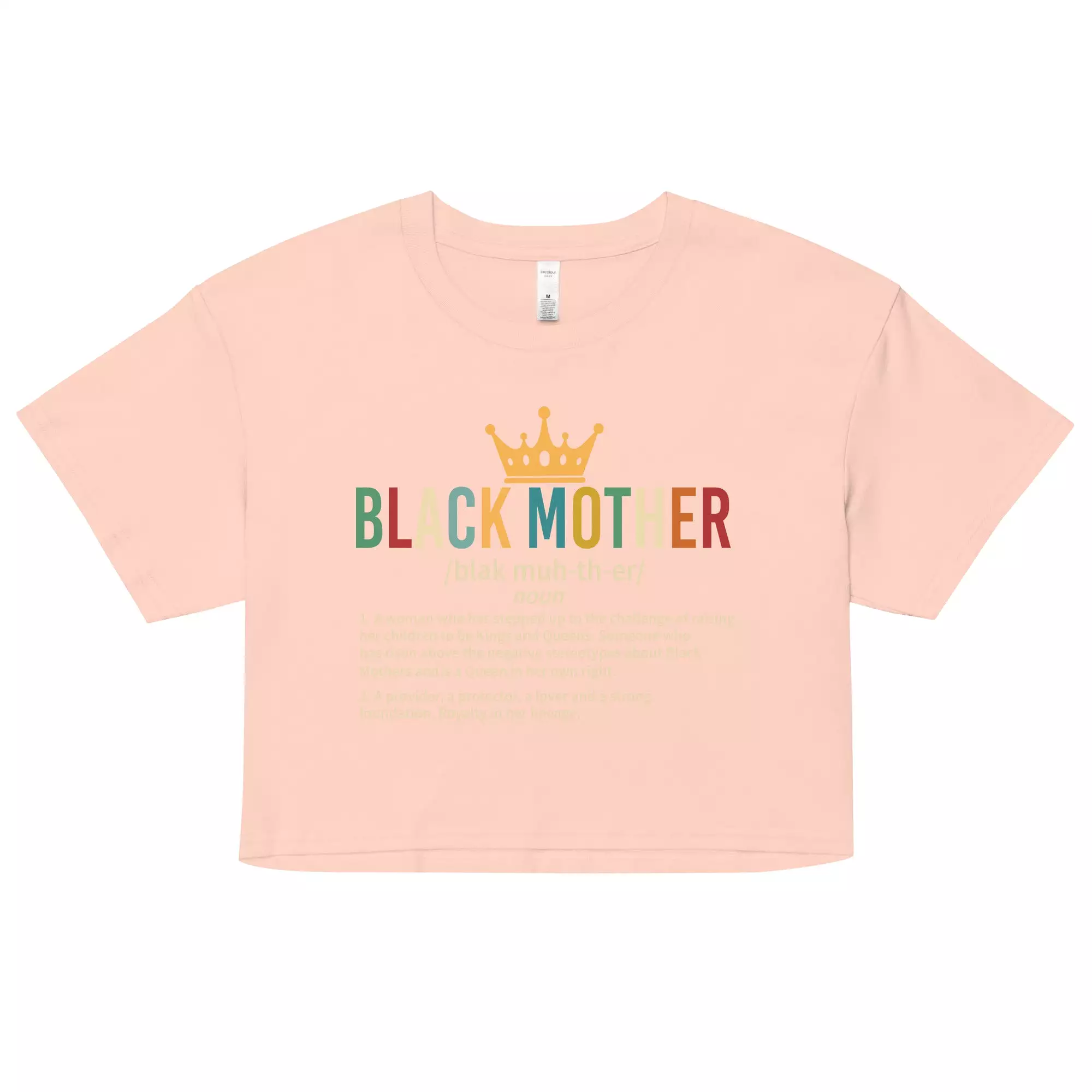 Black Mother, Black Mothers, Black Queen, Momma, Momma, Melanin Mothers DAY Unisex organic cotton t-shirt Women’s crop top Women