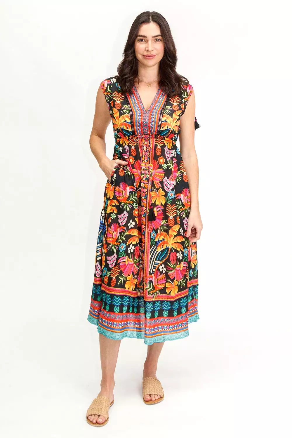 BRASILIA MIDI DRESS