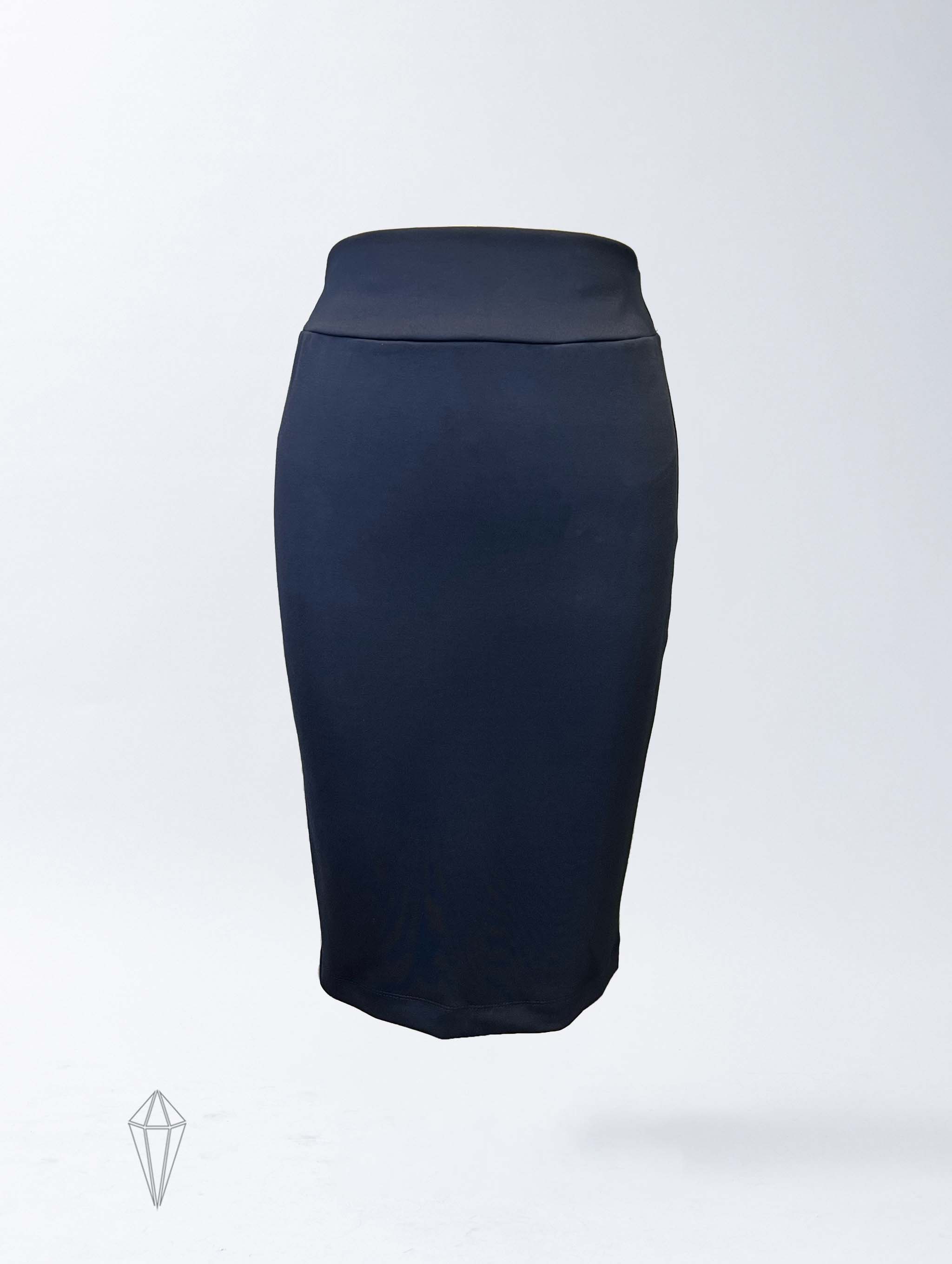 Cali Skirt - Midnight Double Knit