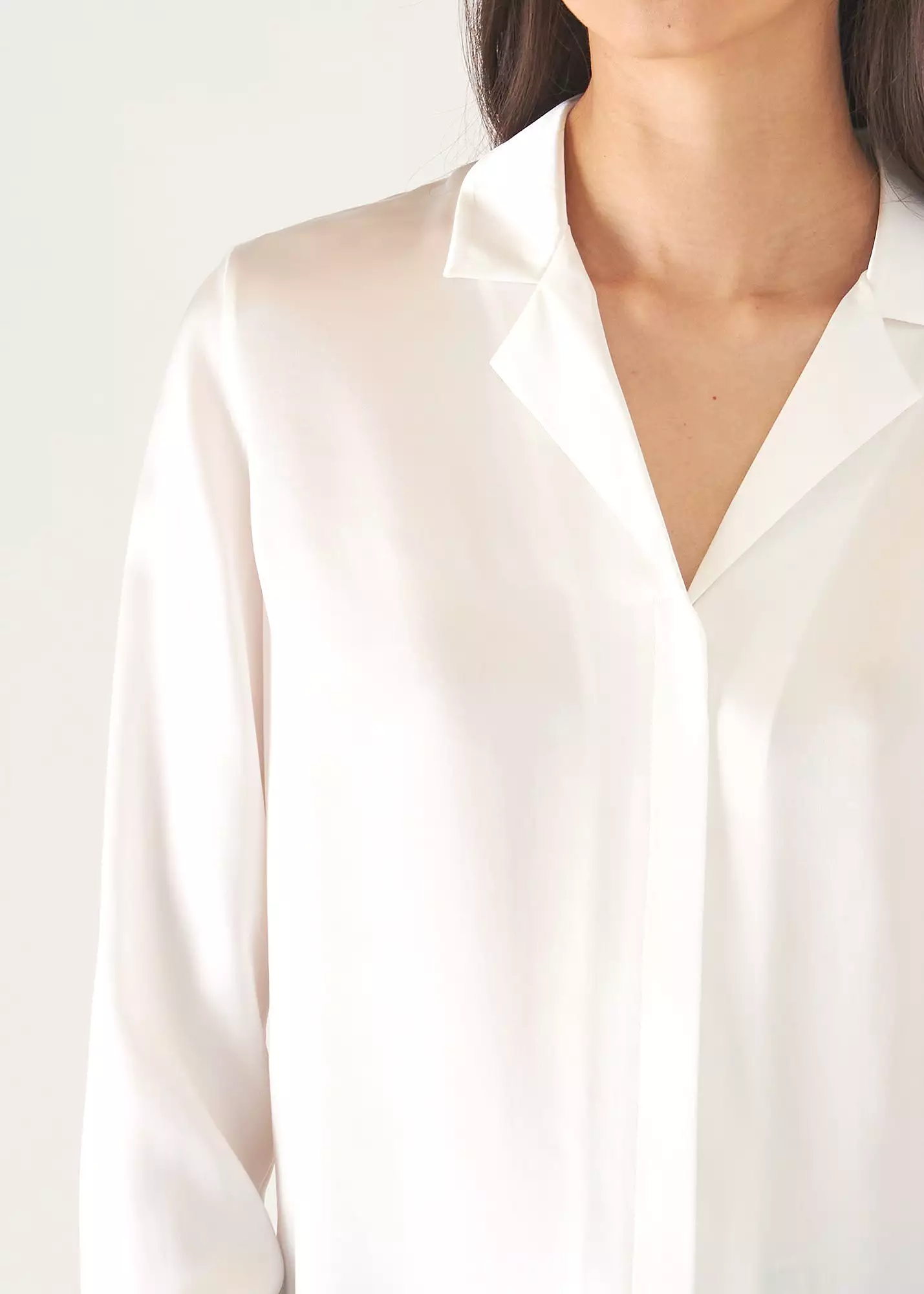 CAMP COLLAR SILK SHIRT