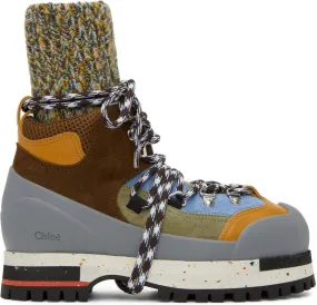 Chloé Multicolor Nikie Boots