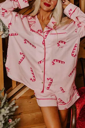 Christmas Satin Printed Loungewear