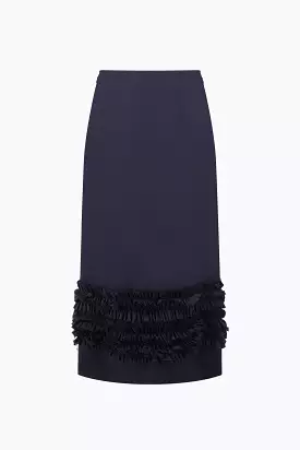 Delia poplin skirt