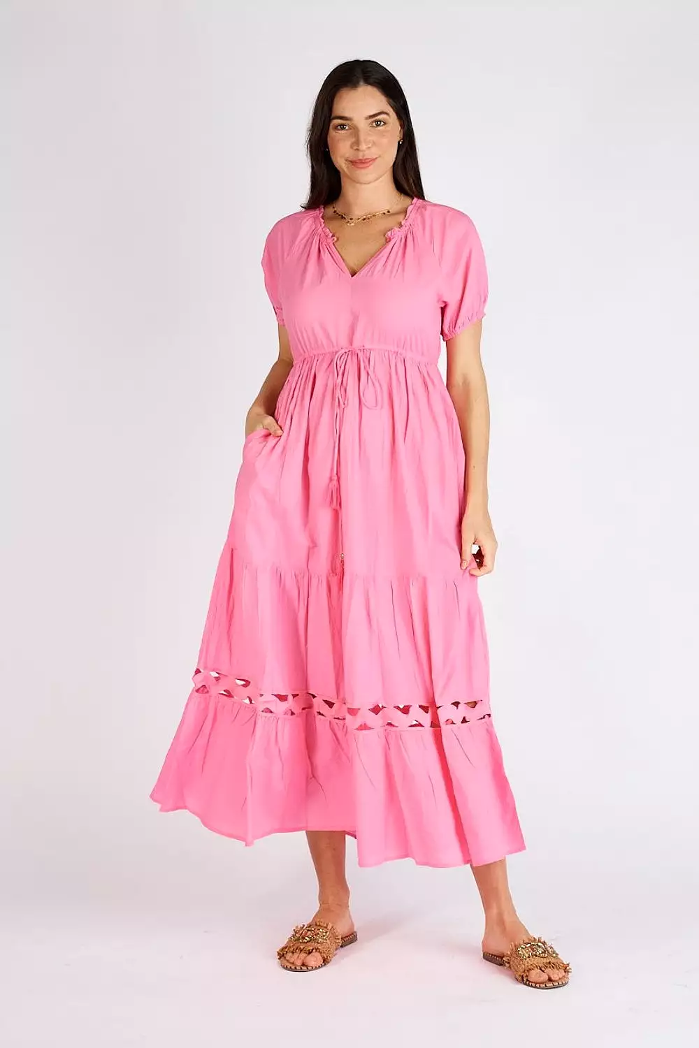 DELMA MIDI DRESS CANDY