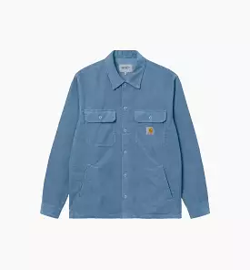 Dixon Corduroy Shirt Jacket Mens Jacket - Blue