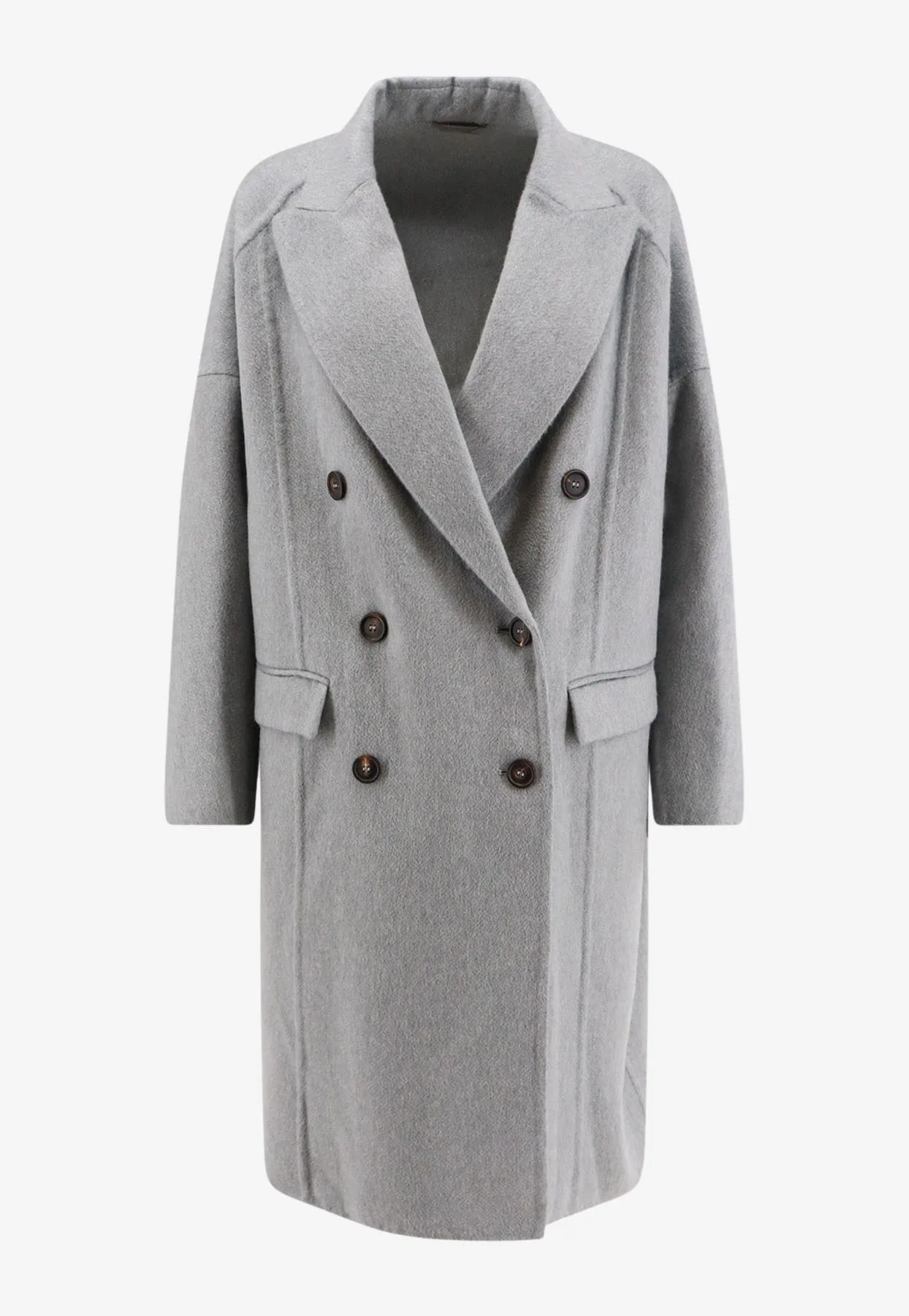 Double-Breasted Cashmere Coat