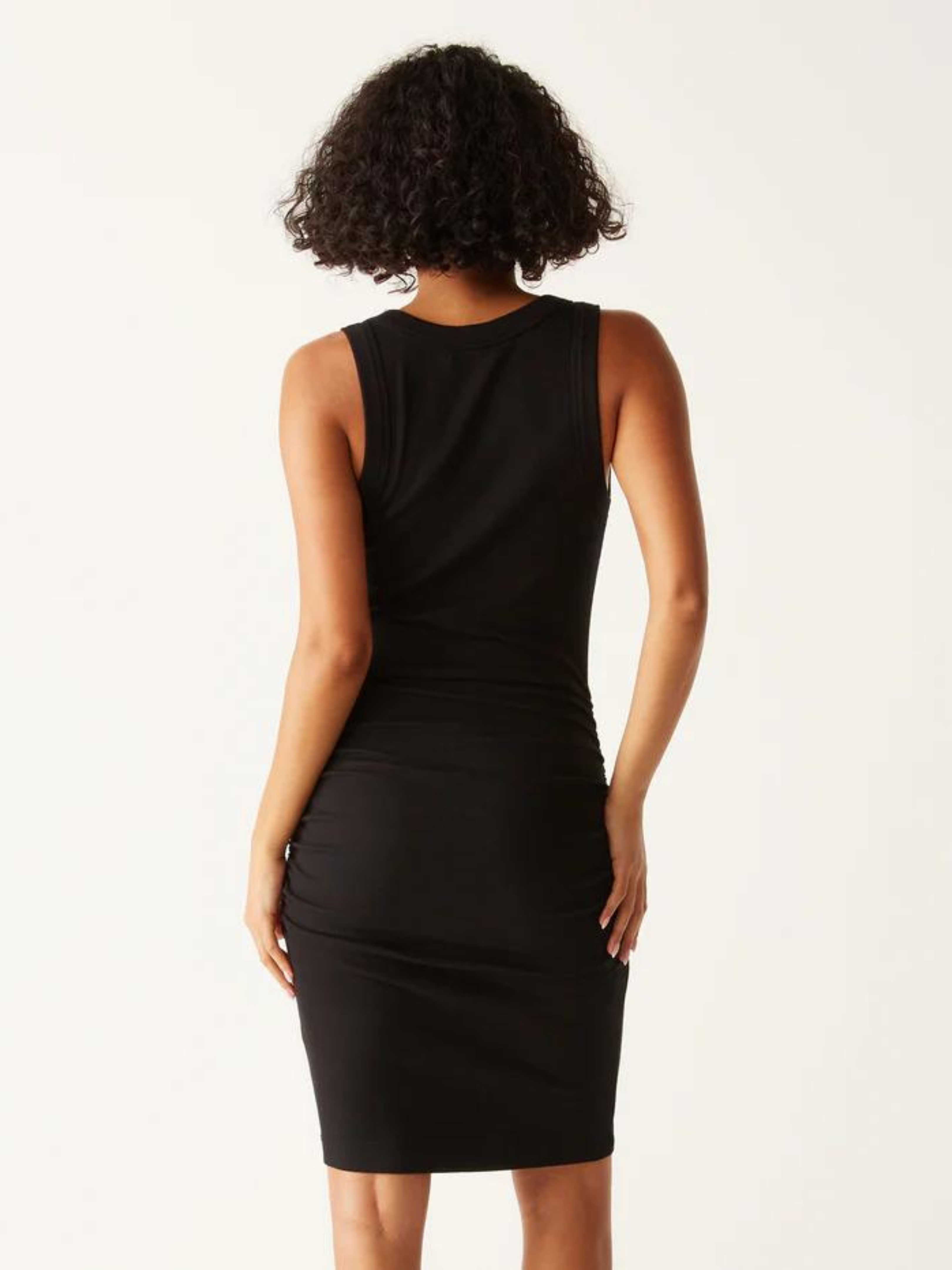 Esme Ribbed Dress - Black