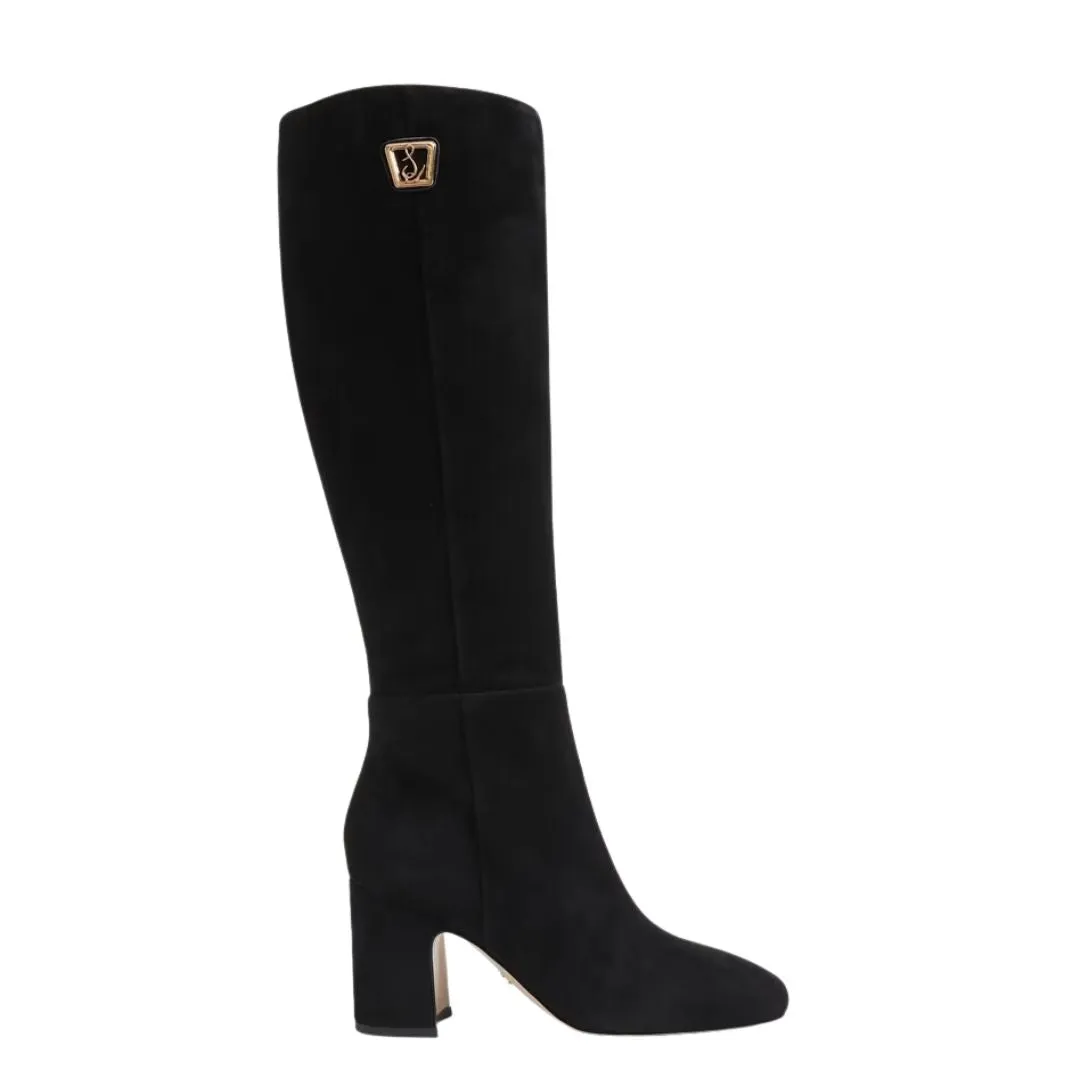 FAREN HIGH HEEL KNEE BOOT BLACK