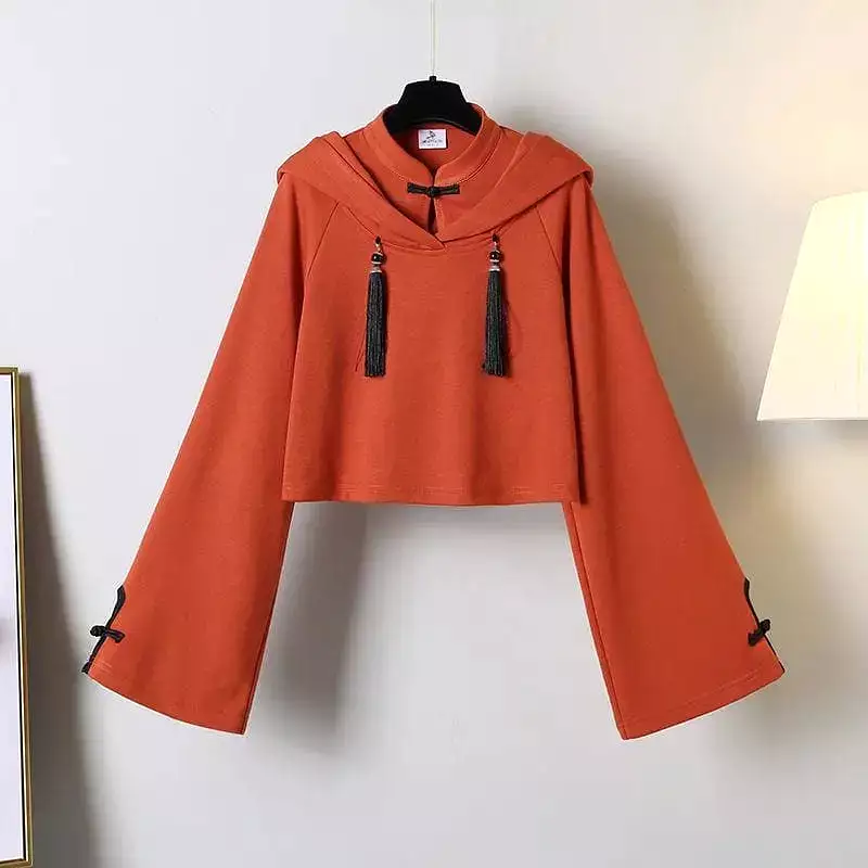 Fashioned Hoodie With Skirt Suit MK15246