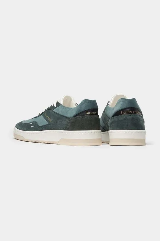 Filling Pieces suede sneakers Ace Spin Dice green color 57125751926