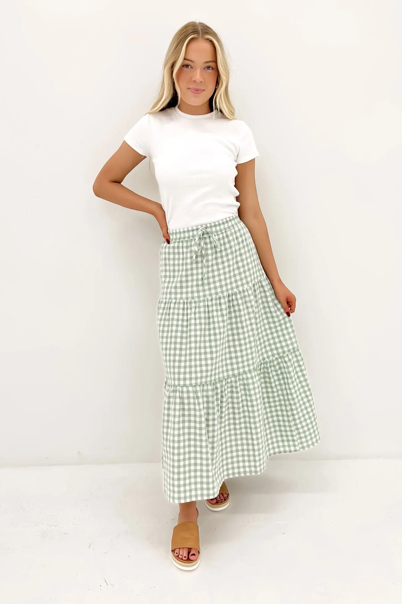 Frankie Maxi Skirt Sage