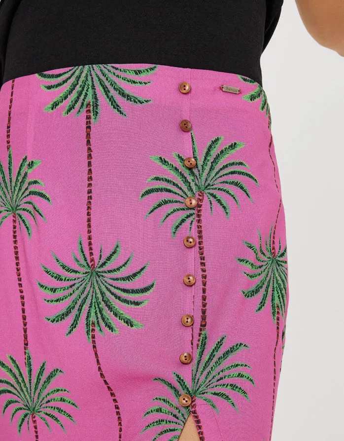 Fuchsia Midi Skirt - Parole