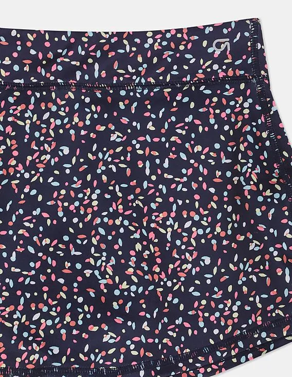 GAP Girls Blue GapFit Kids Print Skort