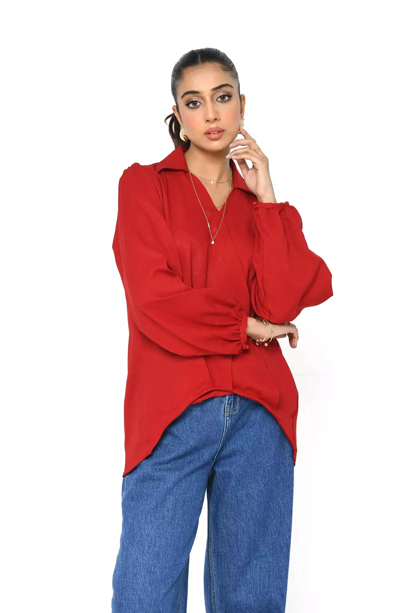 Georgette High low shirt