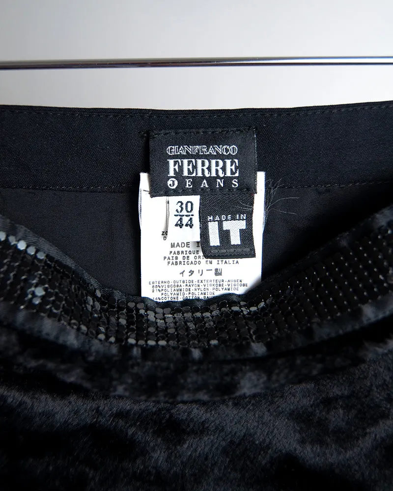 Gianfranco Ferré fluffy mini skirt