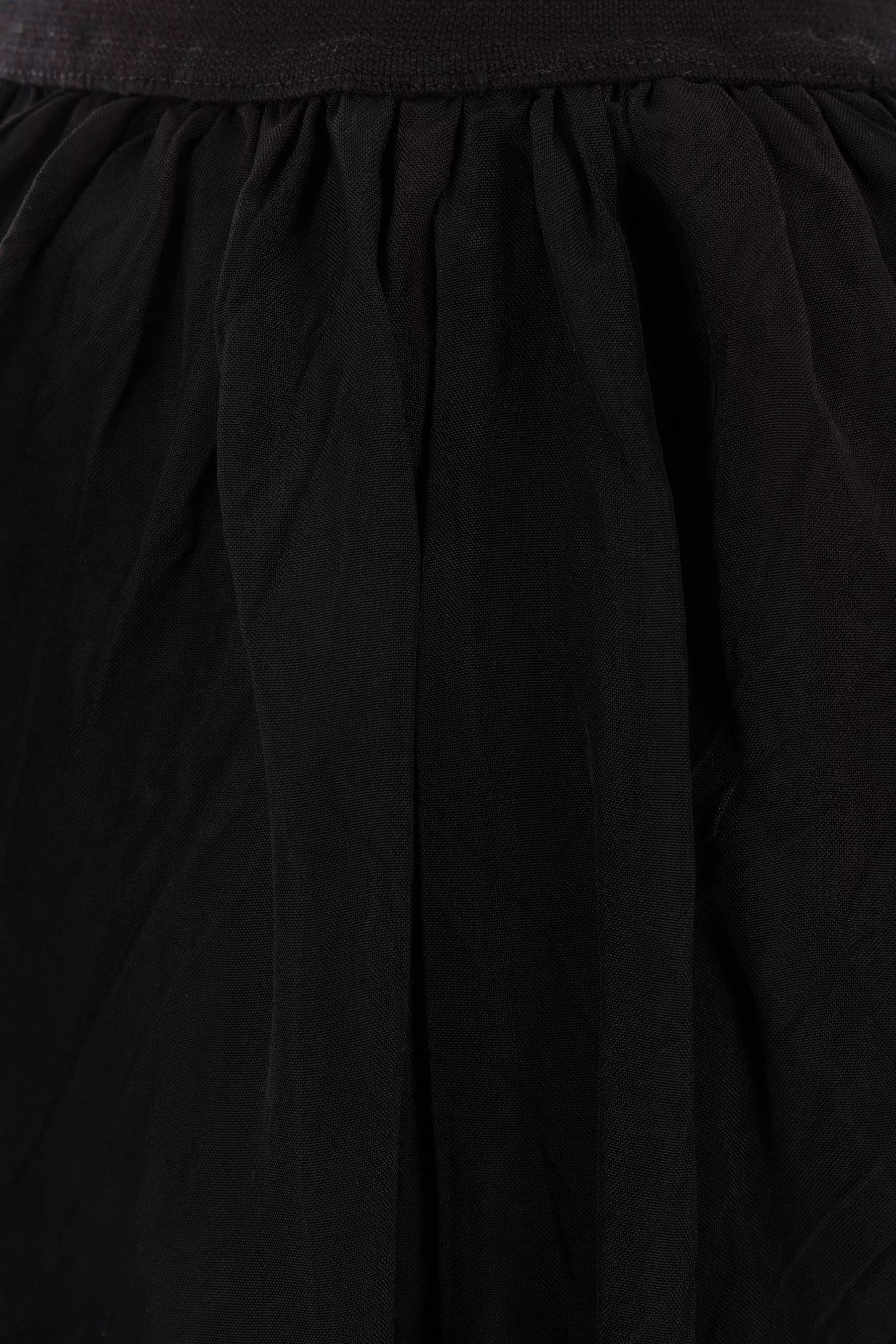 Gillian wrinkled pleated viscose skirt