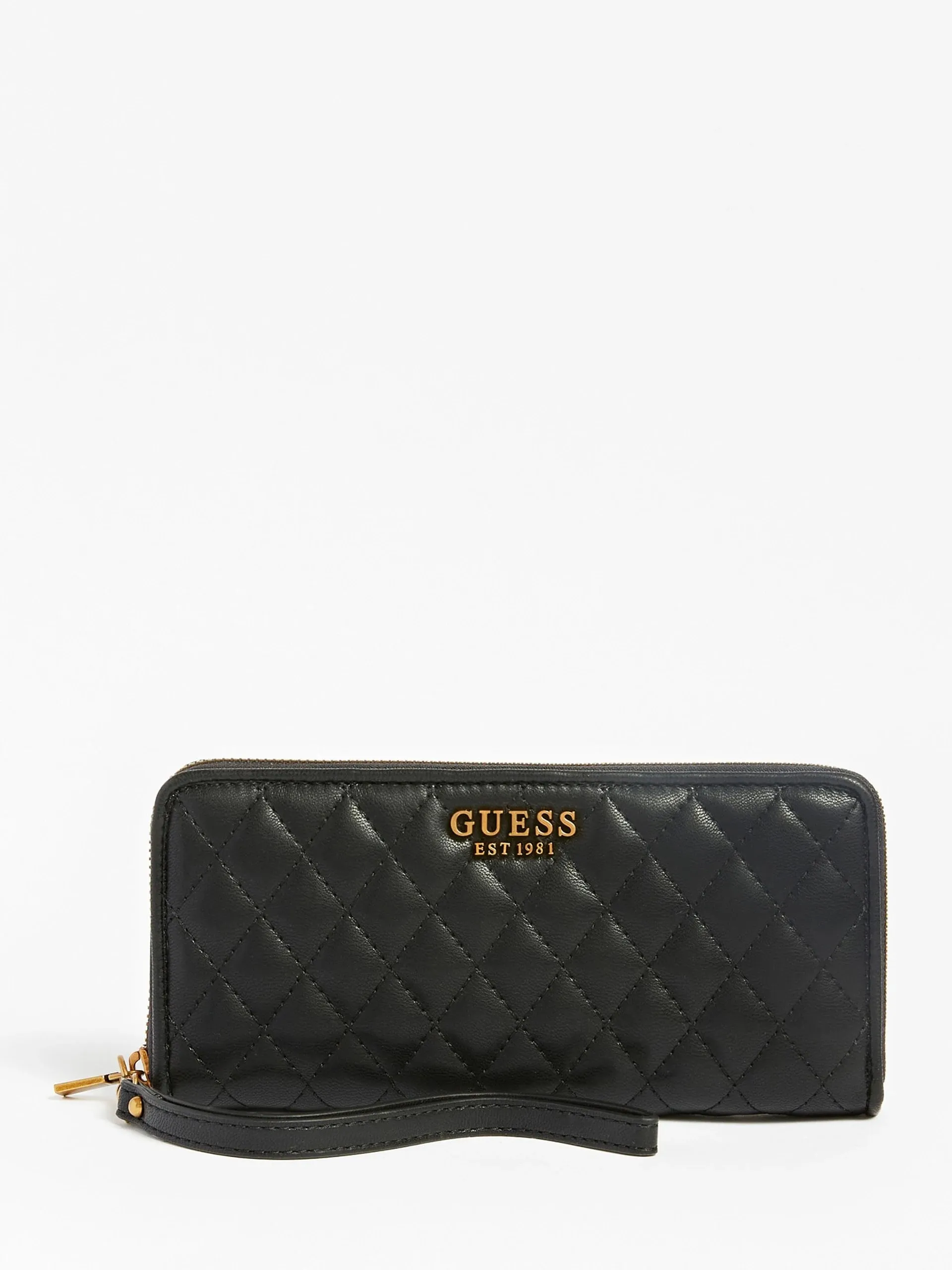 GUESS Maila Large Zip Around Black