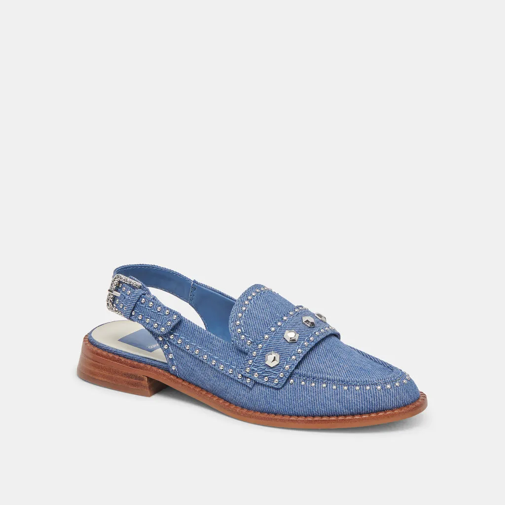 HARDI STUD LOAFERS BLUE DENIM– Dolce Vita 6988669059138