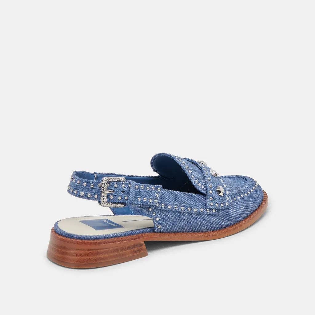 HARDI STUD LOAFERS BLUE DENIM– Dolce Vita 6988669059138