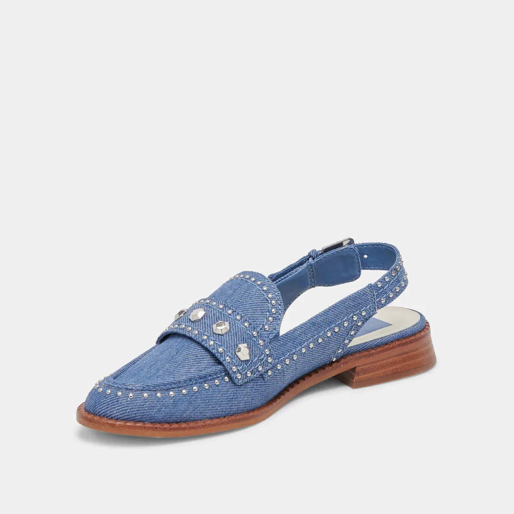 HARDI STUD LOAFERS BLUE DENIM– Dolce Vita 6988669059138