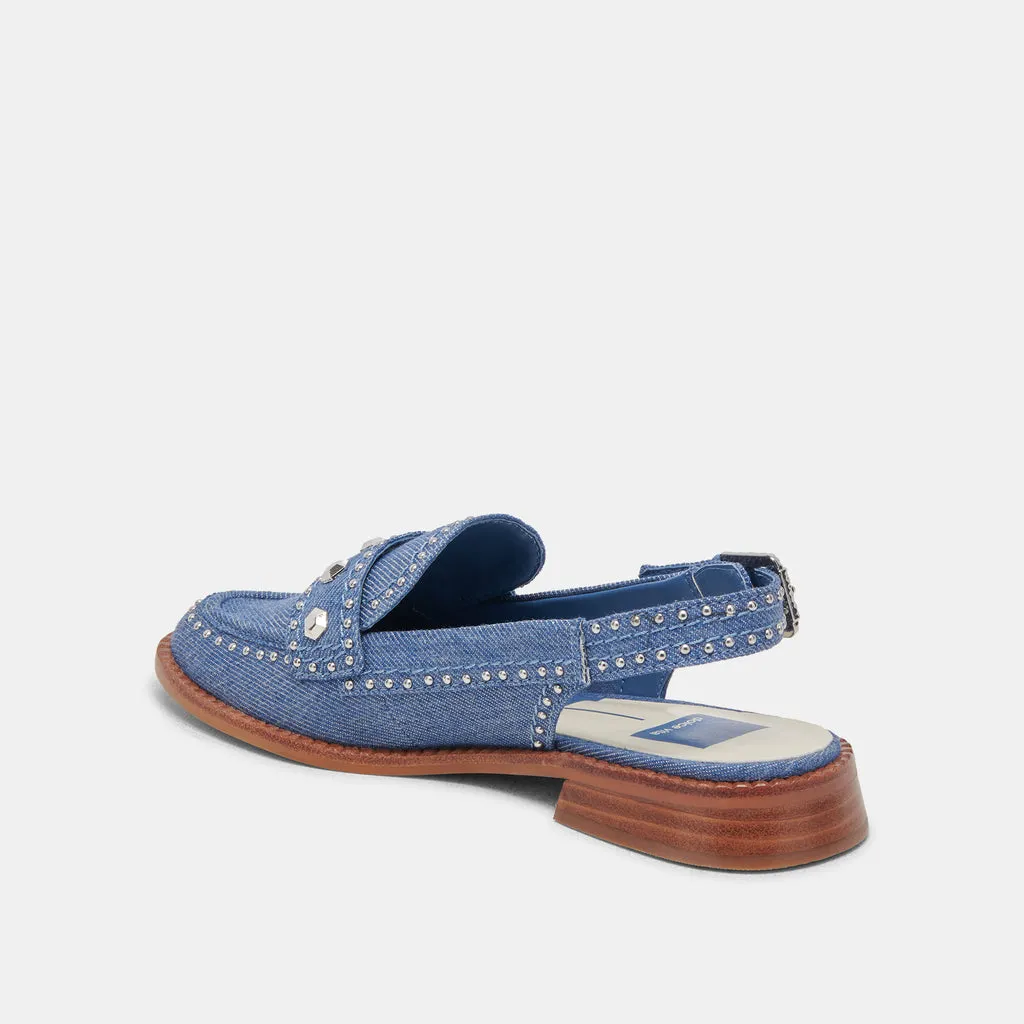 HARDI STUD LOAFERS BLUE DENIM– Dolce Vita 6988669059138