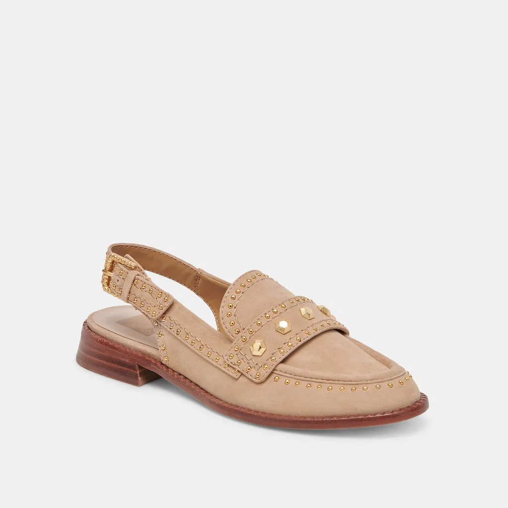 HARDI STUD LOAFERS CAMEL SUEDE– Dolce Vita 6988669026370