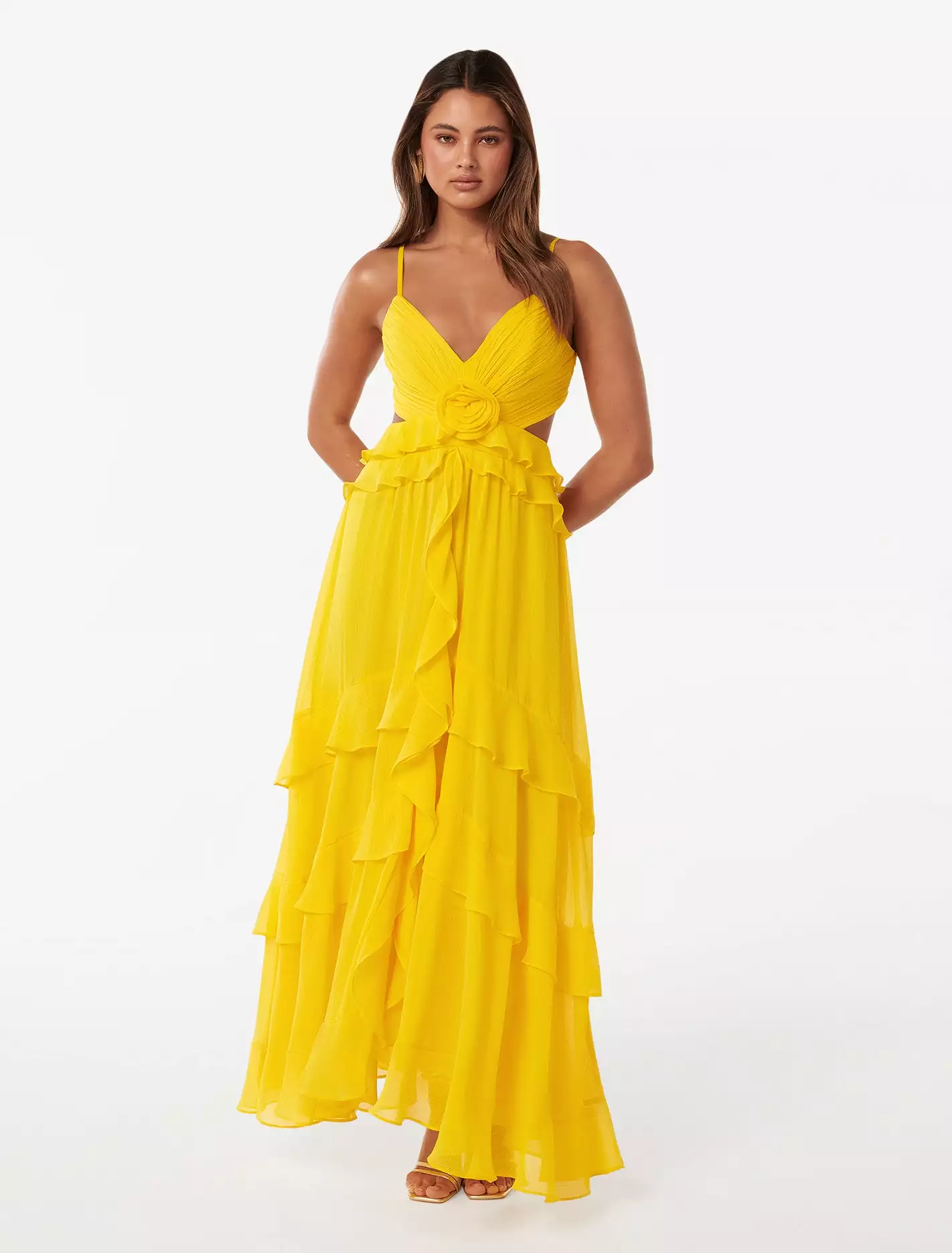 Harper Ruffle Maxi Dress