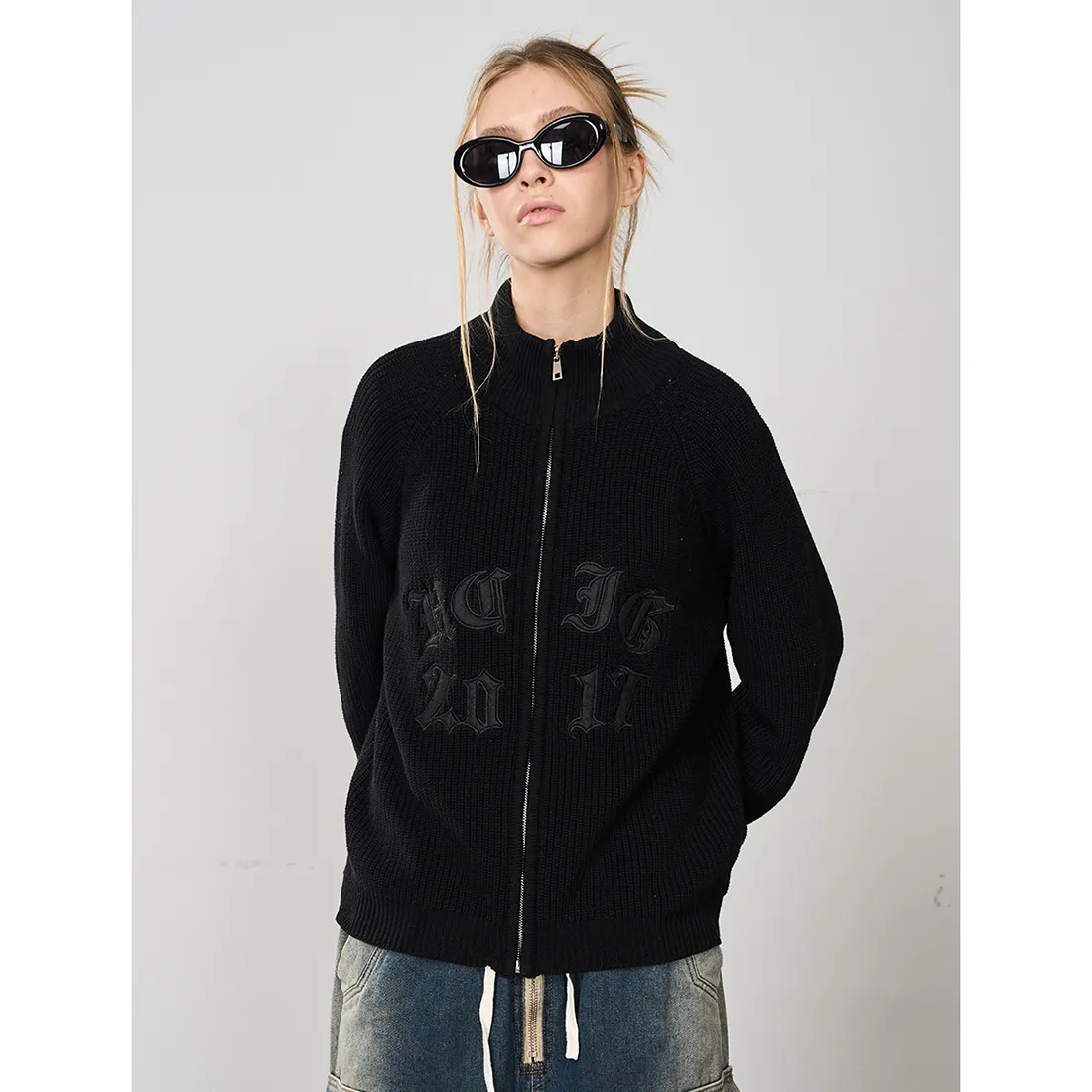 HARSH AND CRUEL  |Casual Style Street Style Long Sleeves Plain Oversized Logo