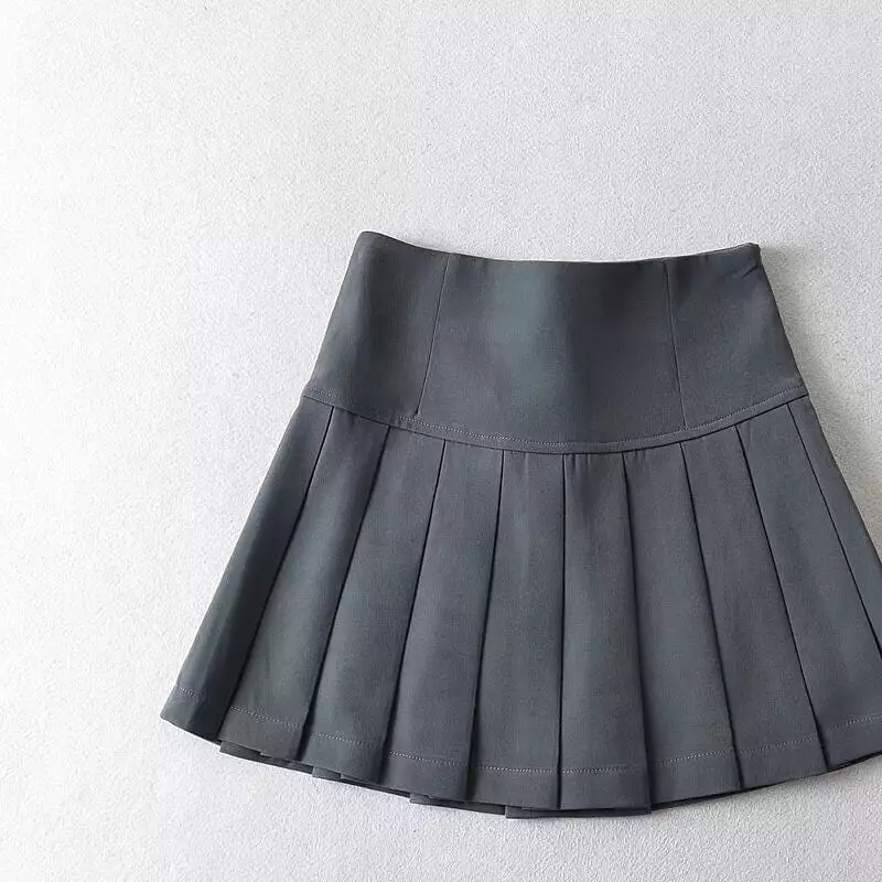 High waisted Spicy Girls College style pleated skirt BY9130