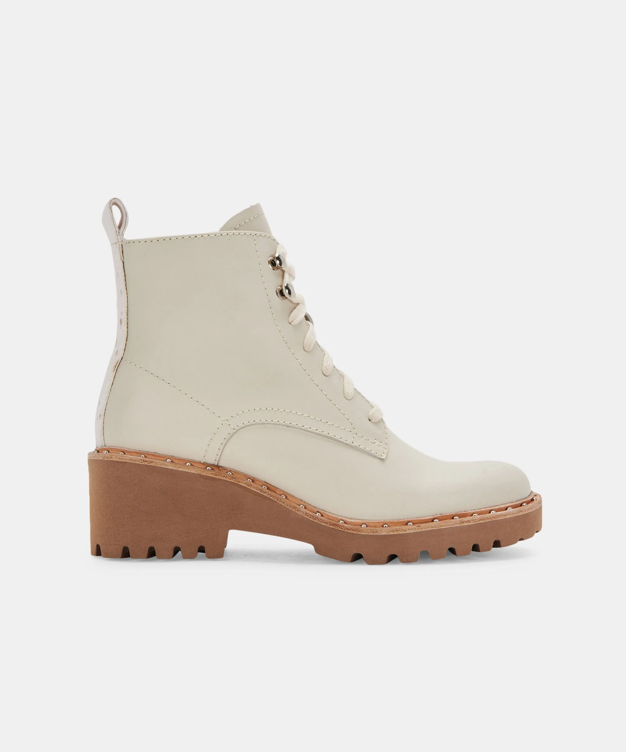 HINTO BOOTS IVORY LEATHER - re:vita