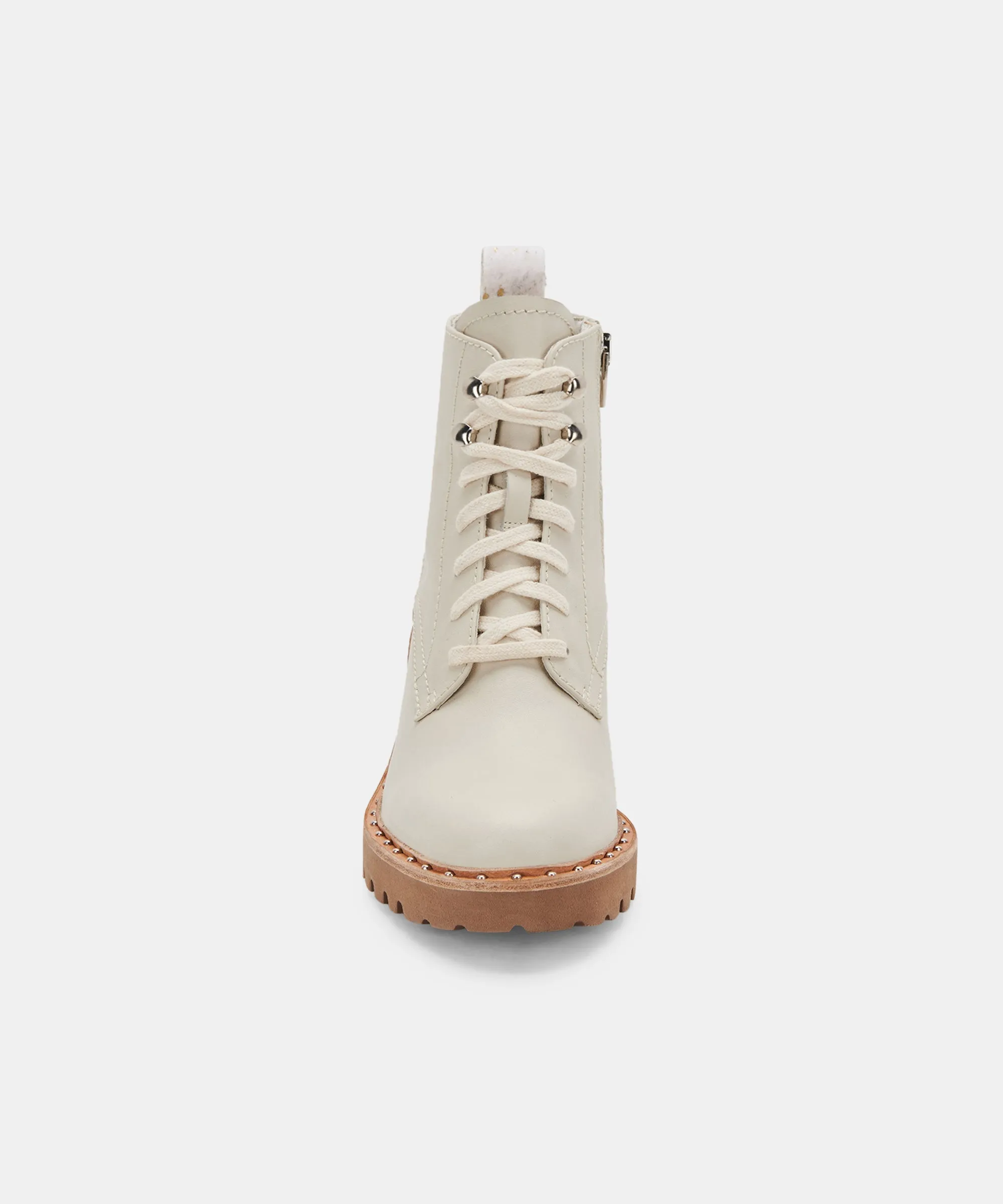 HINTO BOOTS IVORY LEATHER - re:vita