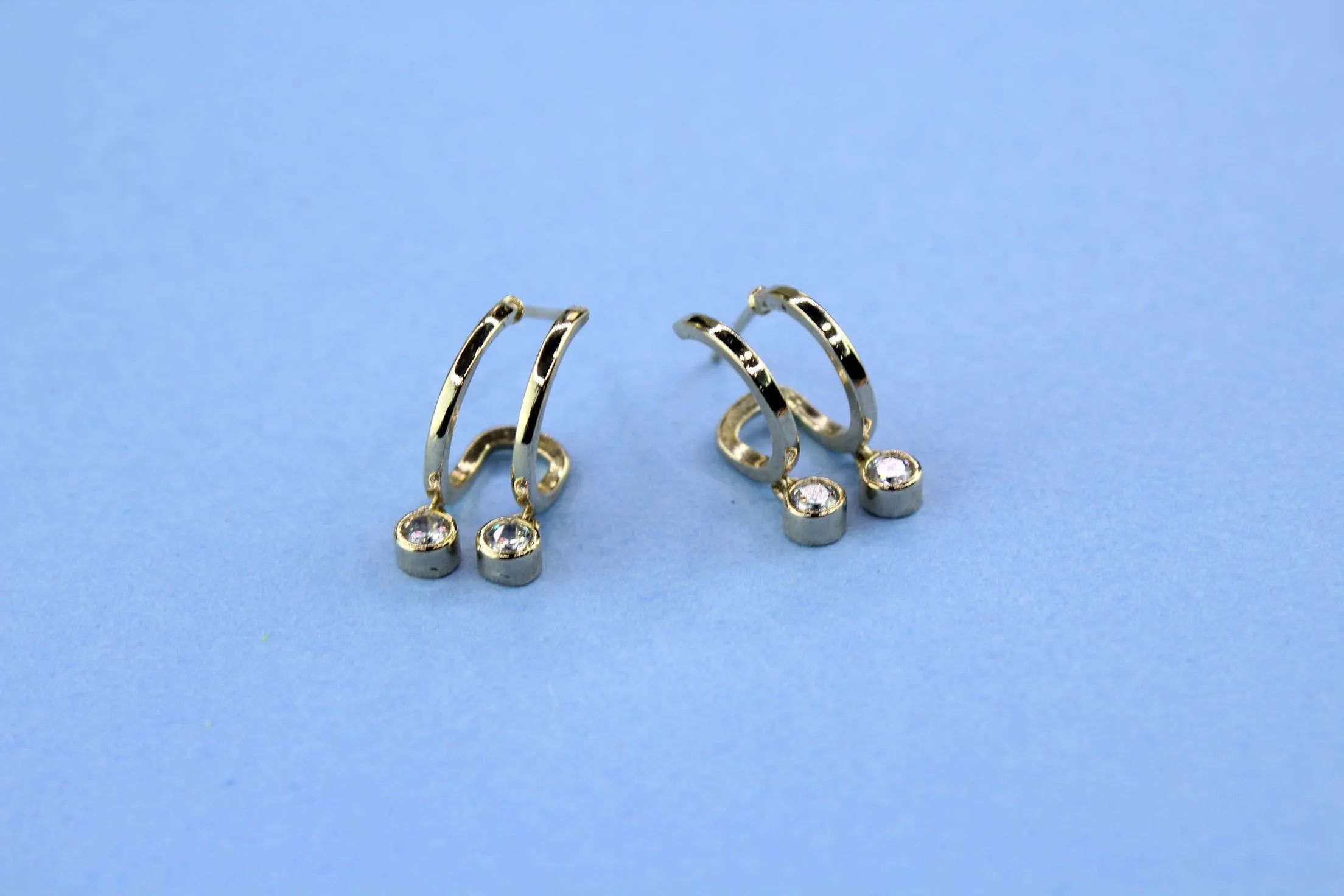 HuggiEE Rhinestone Cuff Earrings