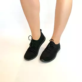 Hush Puppies black nansen slip on sneaker