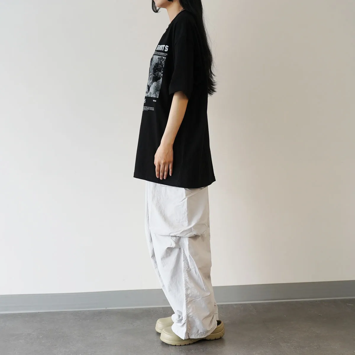 IONSEOUL  |Crew Neck Unisex Street Style Cotton Short Sleeves Oversized