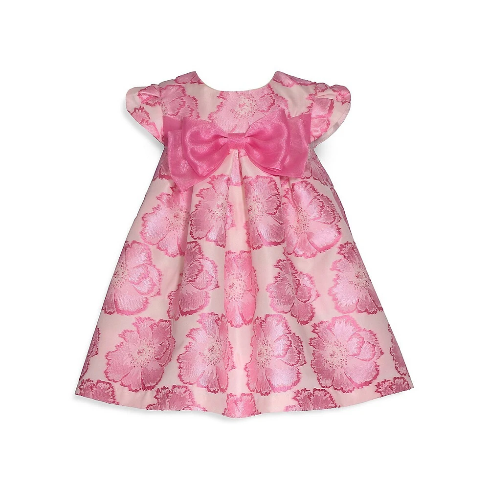 Iris & Ivy Baby Girl's Bow-Front Floral Party Dress