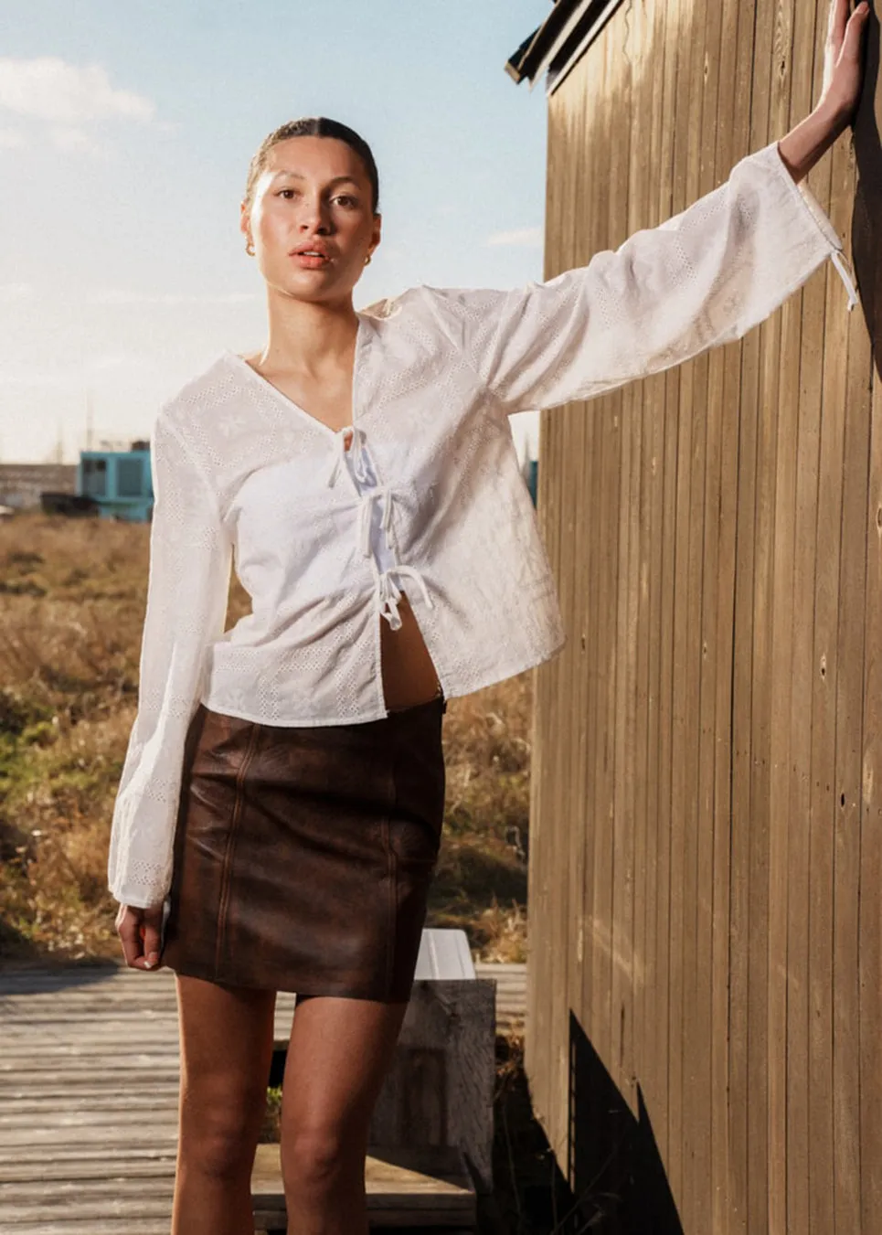 IsmaelMD short skirt - Brown