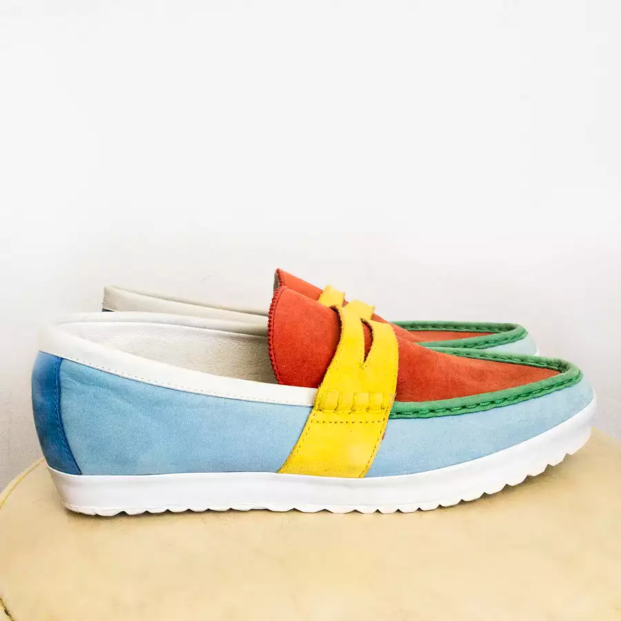 Jeremy Scott x Adidas Color Block Loafer Sneaker